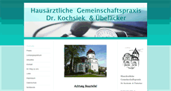 Desktop Screenshot of praxis-oerlinghausen.com