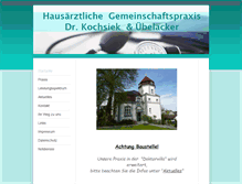 Tablet Screenshot of praxis-oerlinghausen.com